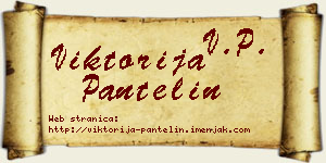Viktorija Pantelin vizit kartica